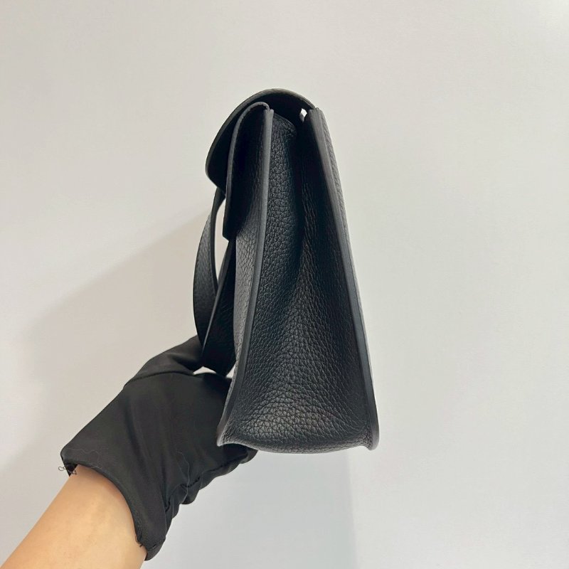 Hermes Halzan 25黑金 B刻TC皮全配98新 台灣購證-3