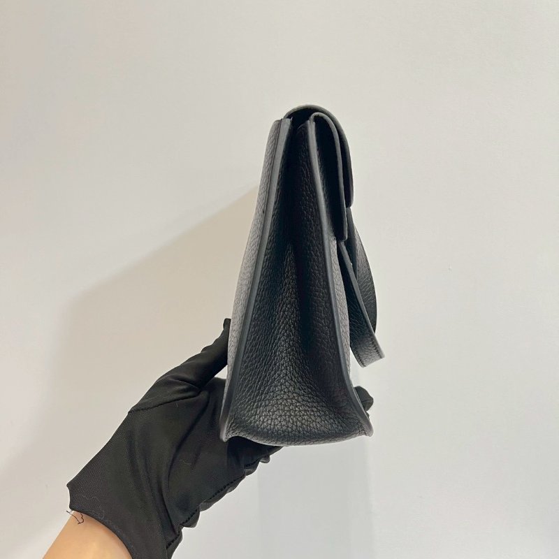 Hermes Halzan 25黑金 B刻TC皮全配98新 台灣購證-5