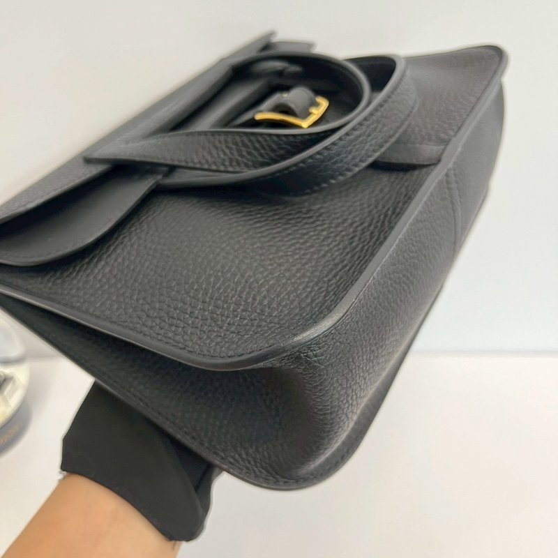 Hermes Halzan 25黑金 B刻TC皮全配98新 台灣購證-11