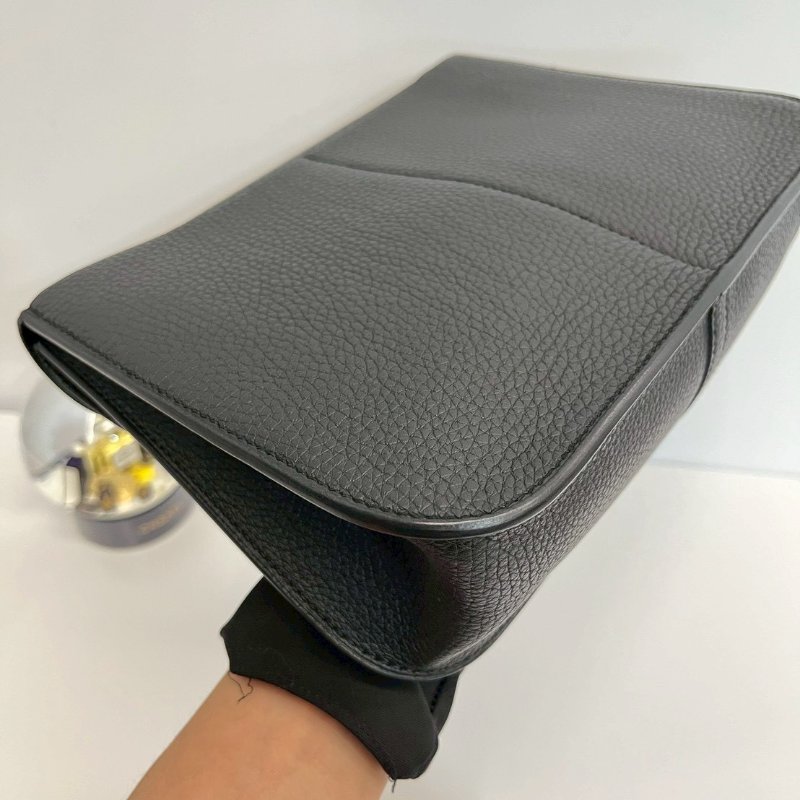 Hermes Halzan 25黑金 B刻TC皮全配98新 台灣購證-13