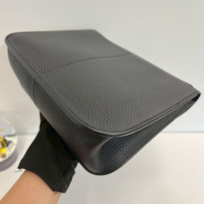 Hermes Halzan 25黑金 B刻TC皮全配98新 台灣購證-14