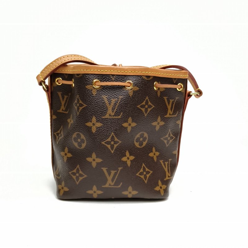 LOUIS VUITTON NOÉ水桶包Nano13老花PVC金扣2019肩背包-2
