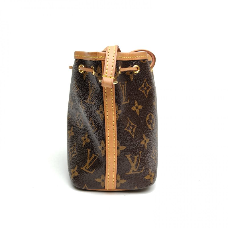 LOUIS VUITTON NOÉ水桶包Nano13老花PVC金扣2019肩背包-3