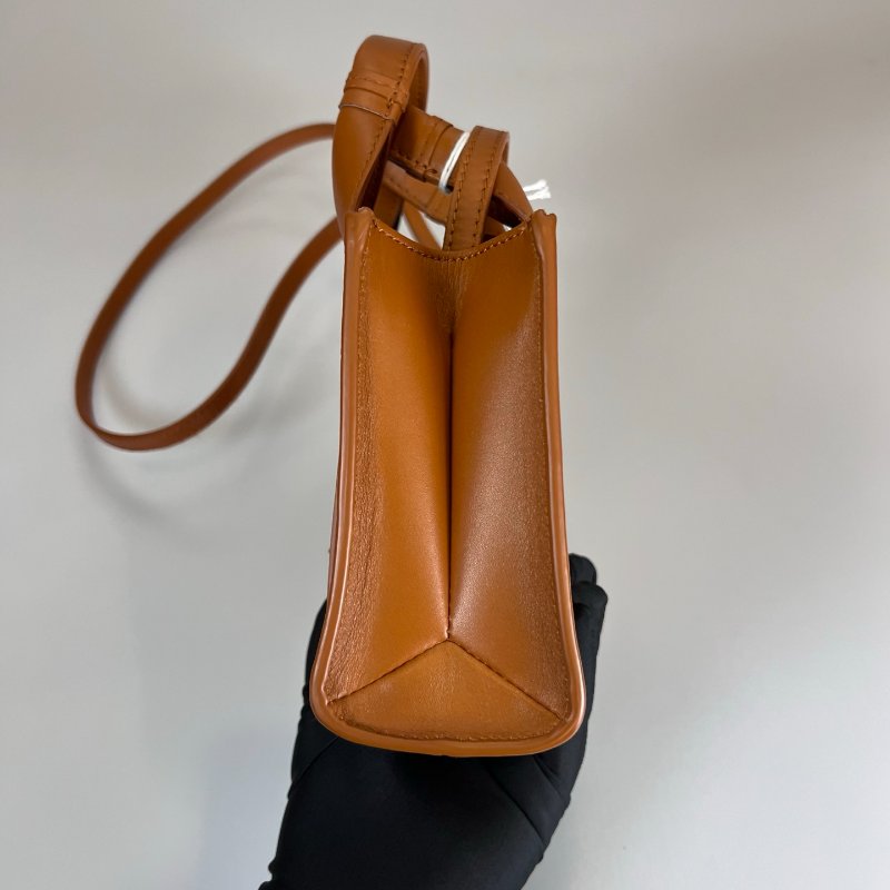 全新品 CHLOE 棕色皮革WOODY MINI 包-2