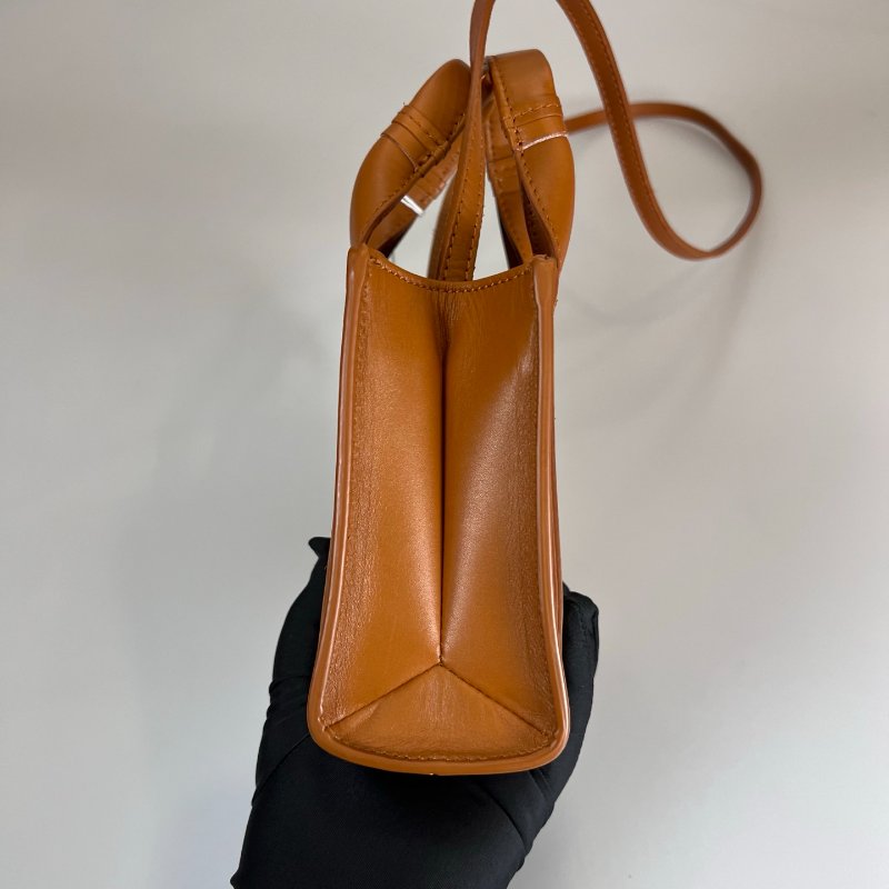 全新品 CHLOE 棕色皮革WOODY MINI 包-3