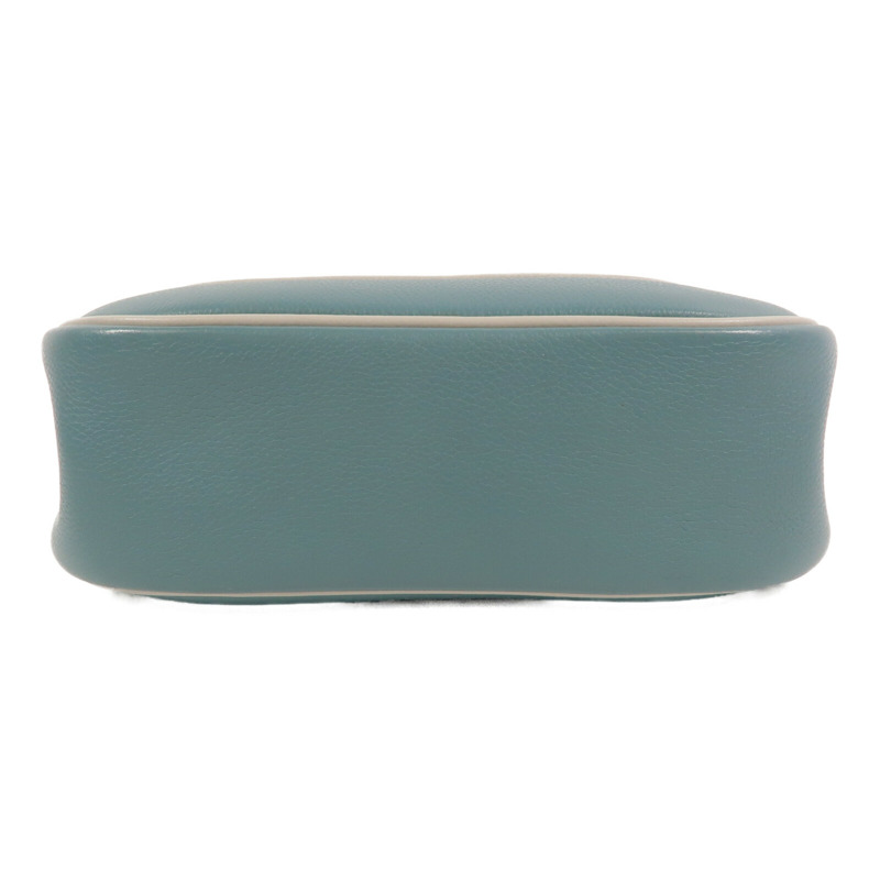 HERMES Eevercolor皮革Mini Berline肩背袋Ciel/Girs Pearl-3
