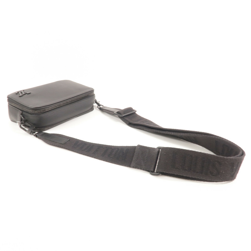 LOUIS VUITTON 牛皮皮革Alpha Wearable Wallet肩背袋-6