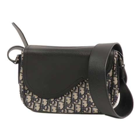 Dior 帆布Mini Saddle Messenger肩背袋