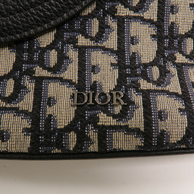 Dior 帆布Mini Saddle Messenger肩背袋-5