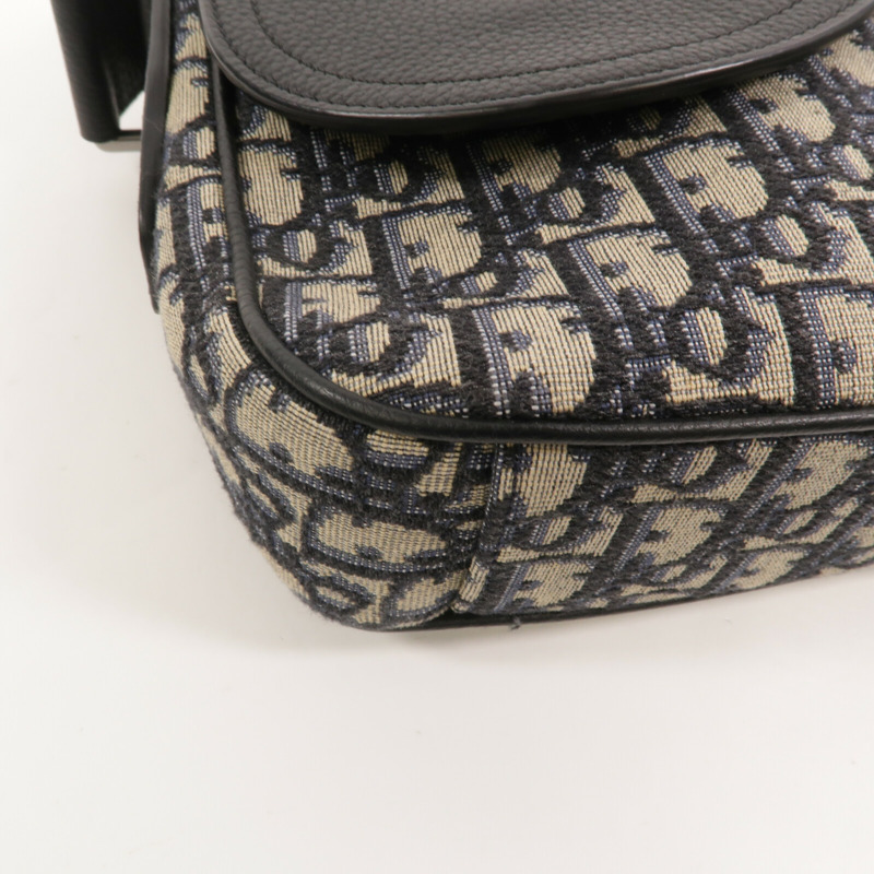 Dior 帆布Mini Saddle Messenger肩背袋-11