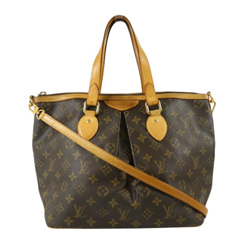 LOUIS VUITTON Monogram Palermo PM金扣手挽肩背兩用袋