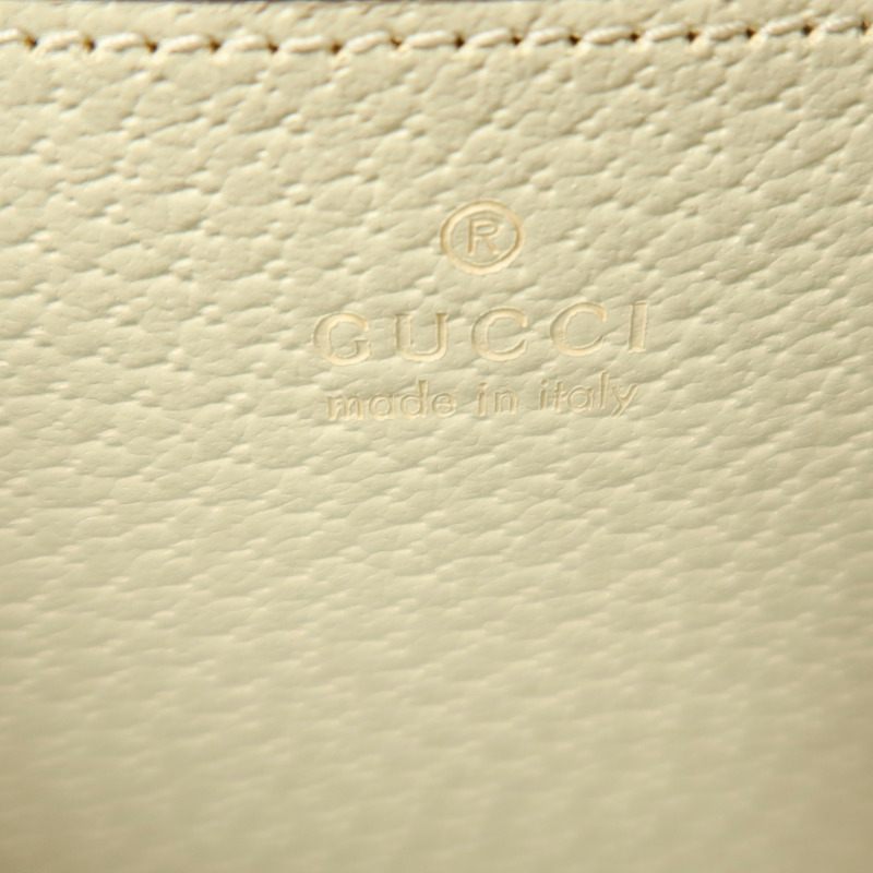 GUCCI 塗層帆布/牛皮皮革Oplidia Camera Bag金扣肩背袋-5