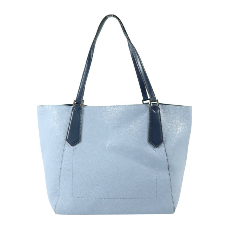 Michael Kors 牛皮皮革Tote Bag銀扣肩背袋-1