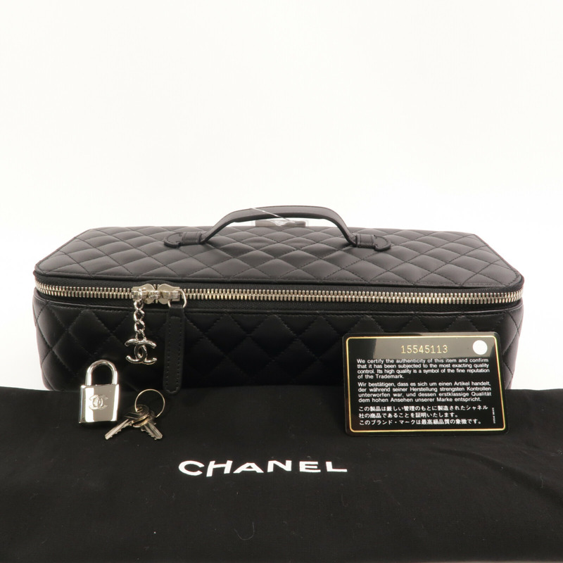 CHANEL 羊皮皮革Jewelry Box手挽袋-11