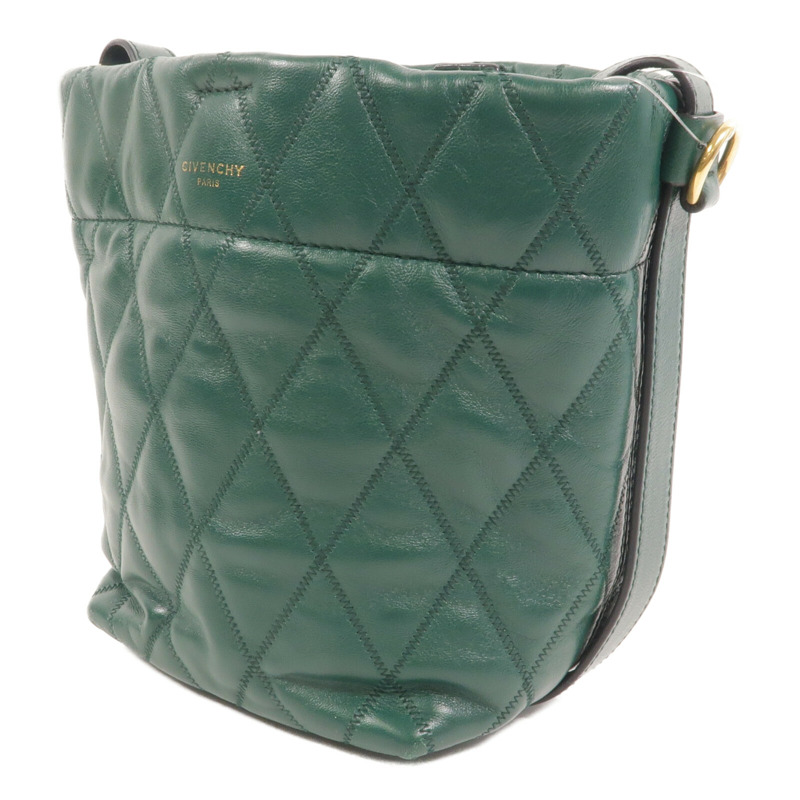 GIVENCHY 牛皮皮革Mini GV Bucket Bag肩背袋-2