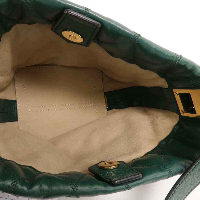 GIVENCHY 牛皮皮革Mini GV Bucket Bag肩背袋-4