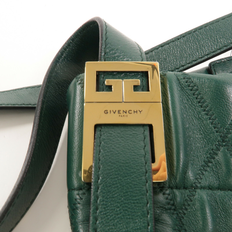 GIVENCHY 牛皮皮革Mini GV Bucket Bag肩背袋-6