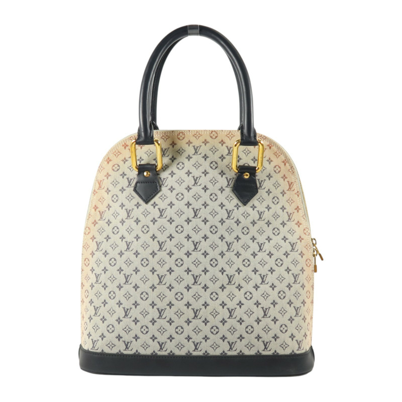 LOUIS VUITTON Monogram Mini Lin Alma Haut金扣手挽袋-1