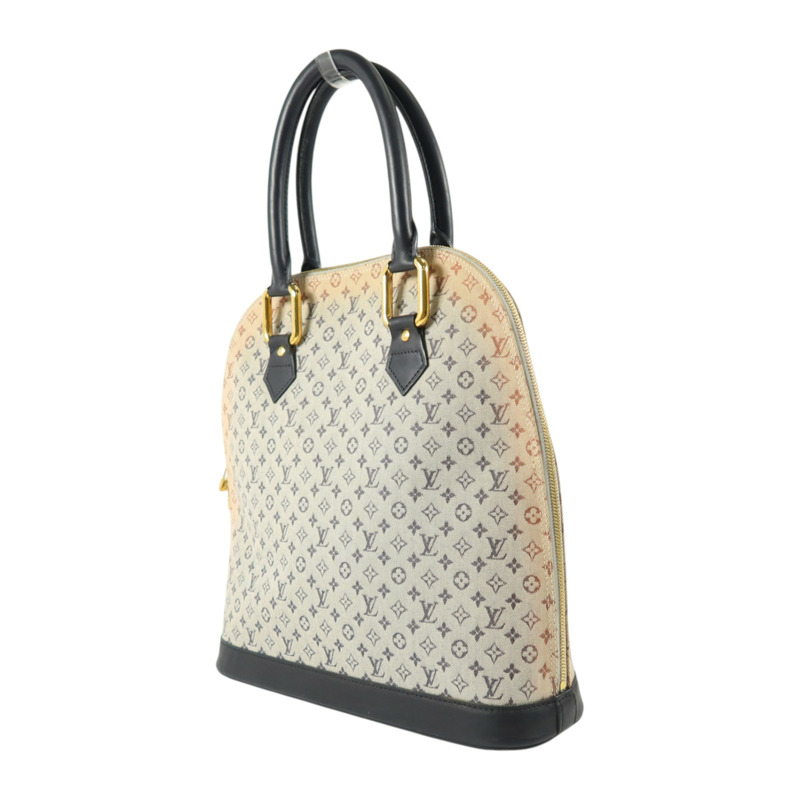 LOUIS VUITTON Monogram Mini Lin Alma Haut金扣手挽袋-2