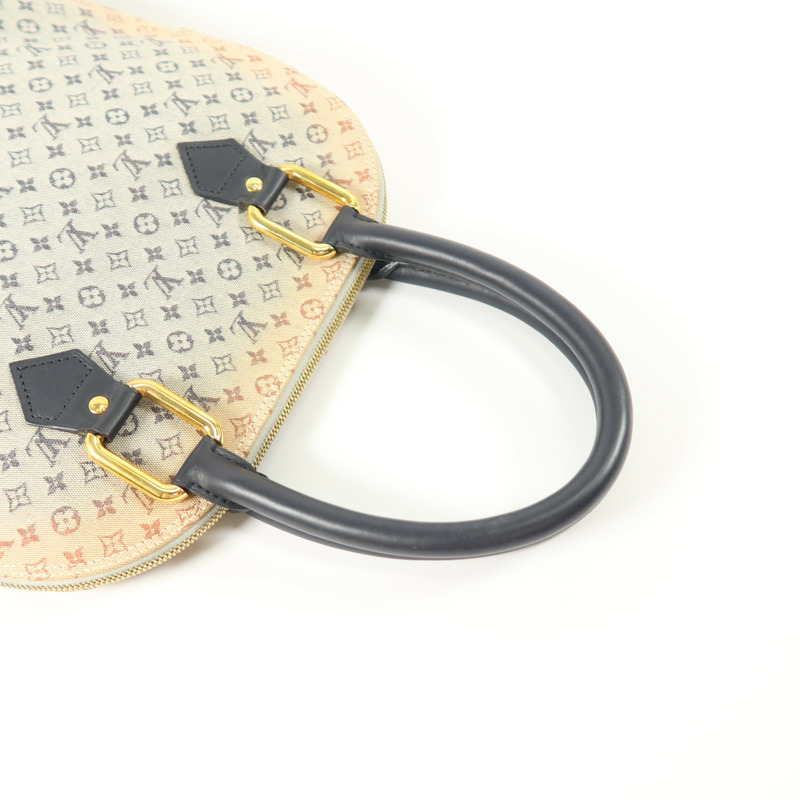 LOUIS VUITTON Monogram Mini Lin Alma Haut金扣手挽袋-7