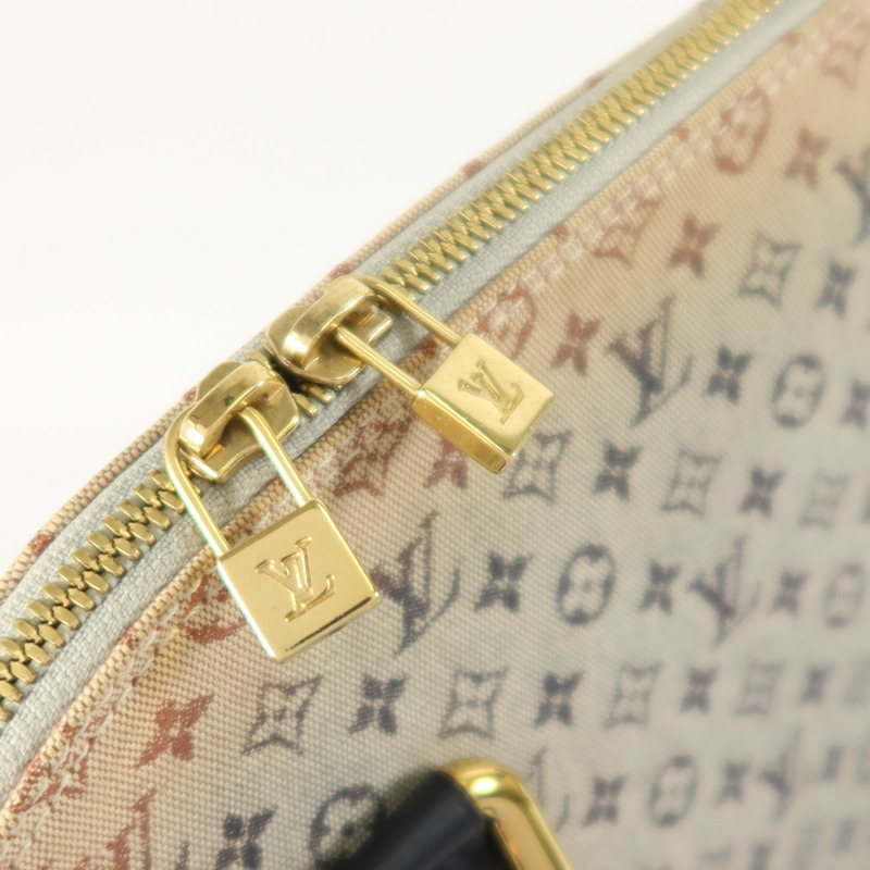LOUIS VUITTON Monogram Mini Lin Alma Haut金扣手挽袋-8