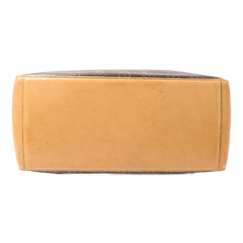 LOUIS VUITTON Monogram Cabas Mezzo金扣肩背袋棕色-3