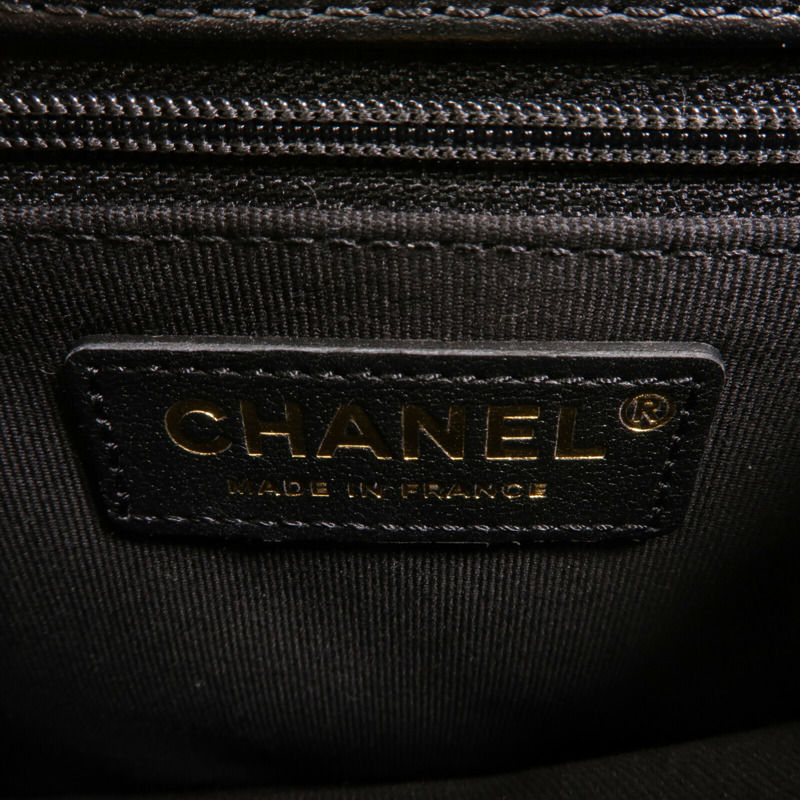 CHANEL Tweed/牛皮皮革Small Flap Bag With Top Handle鏈帶手挽肩背兩用袋-5