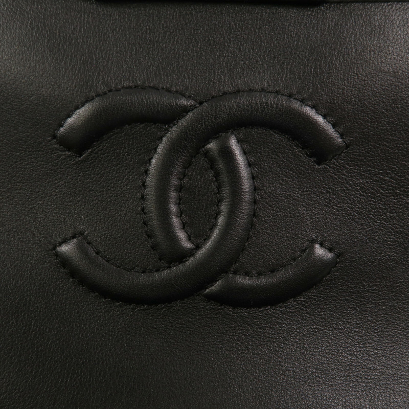 CHANEL Tweed/牛皮皮革Small Flap Bag With Top Handle鏈帶手挽肩背兩用袋-6