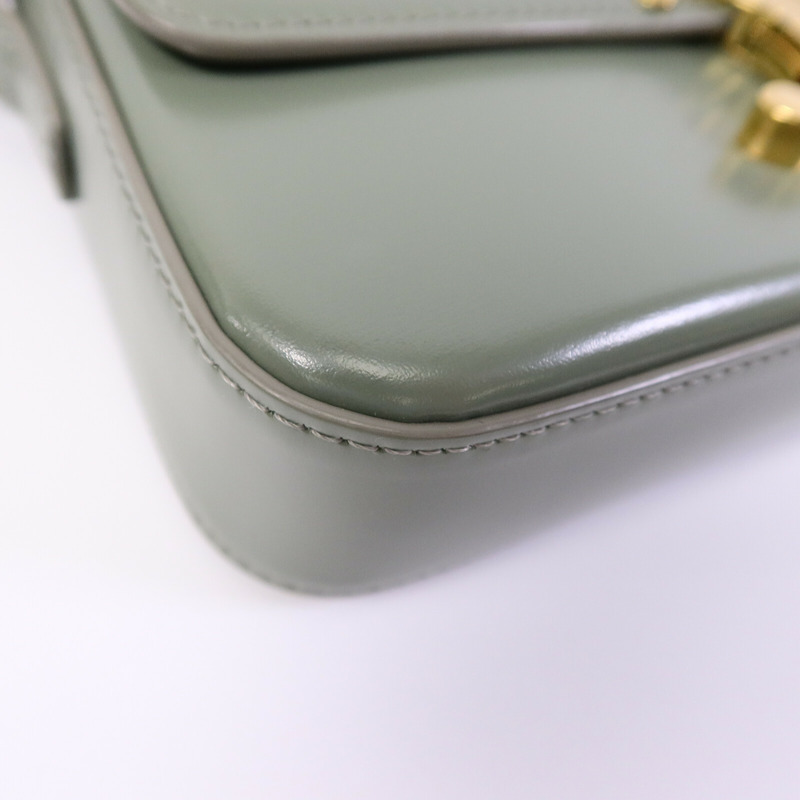 CELINE 牛皮皮革Claude肩背袋-10