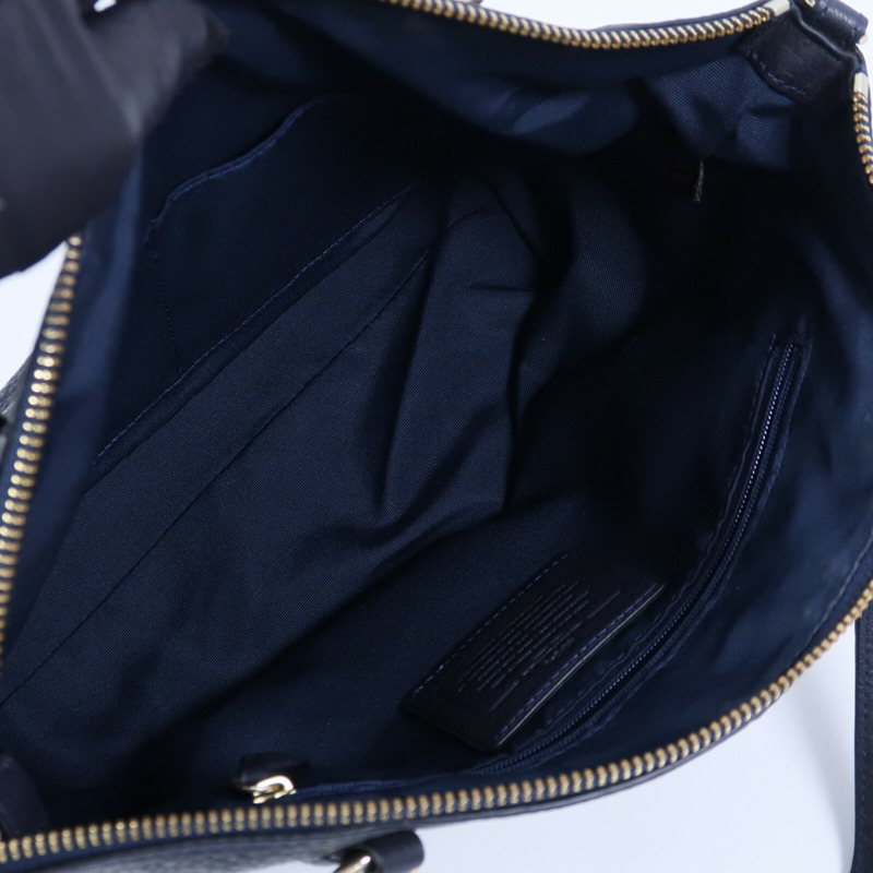 COACH 牛皮皮革Shoulder Bag手挽肩背兩用袋-4