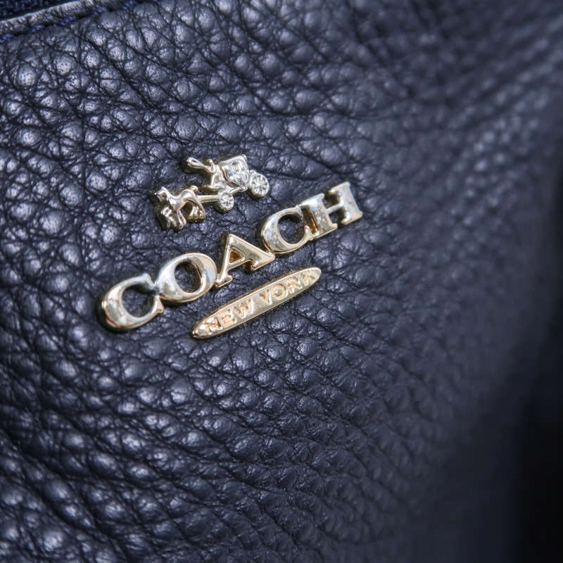COACH 牛皮皮革Shoulder Bag手挽肩背兩用袋-6