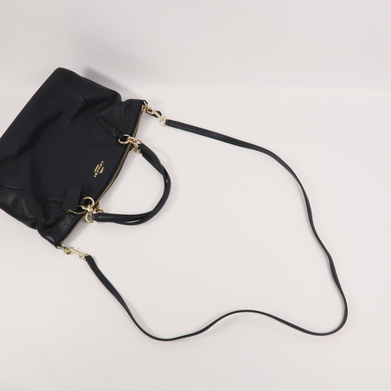 COACH 牛皮皮革Shoulder Bag手挽肩背兩用袋-7