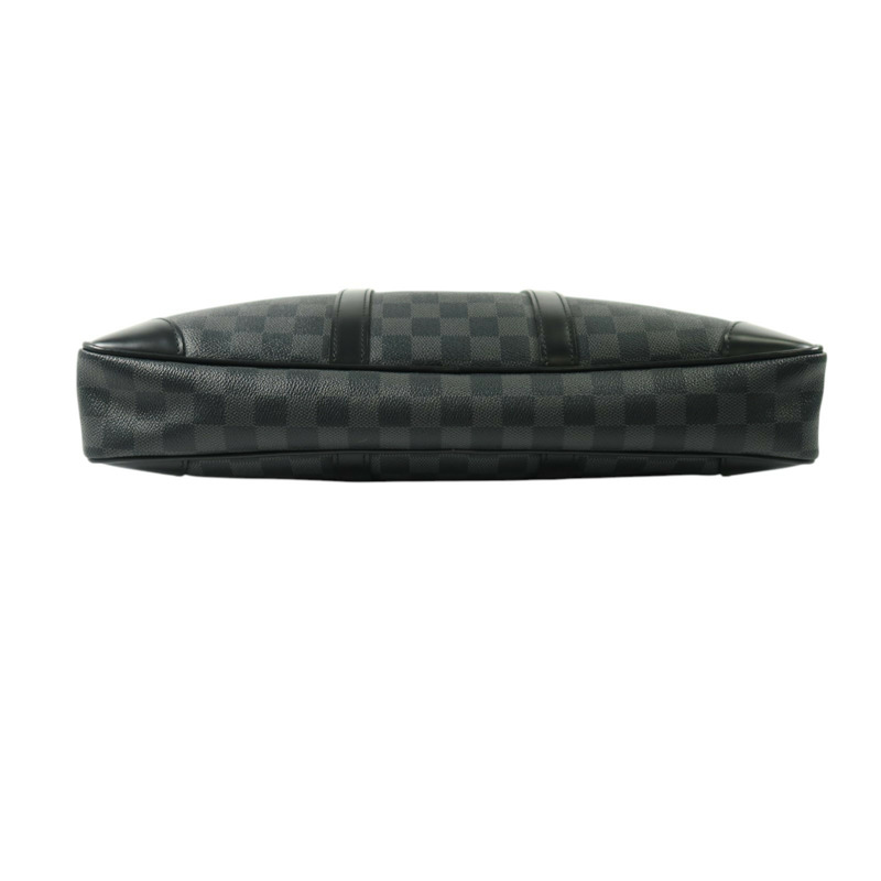 LOUIS VUITTON Damier Graphite Damier Graphite銀扣公事包-3