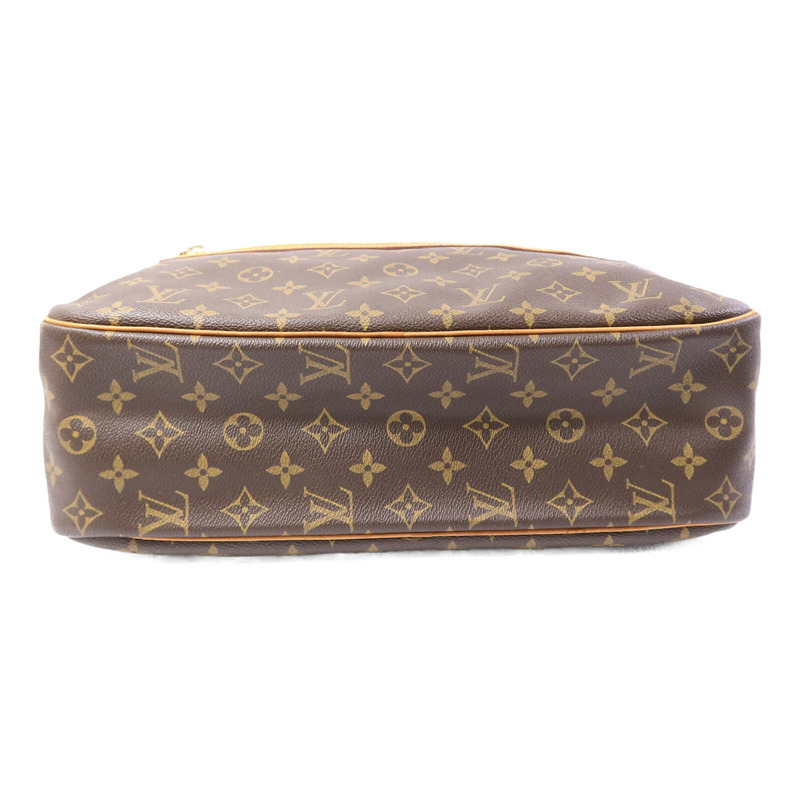 LOUIS VUITTON Monogram Cite GM金扣肩背袋棕色-3