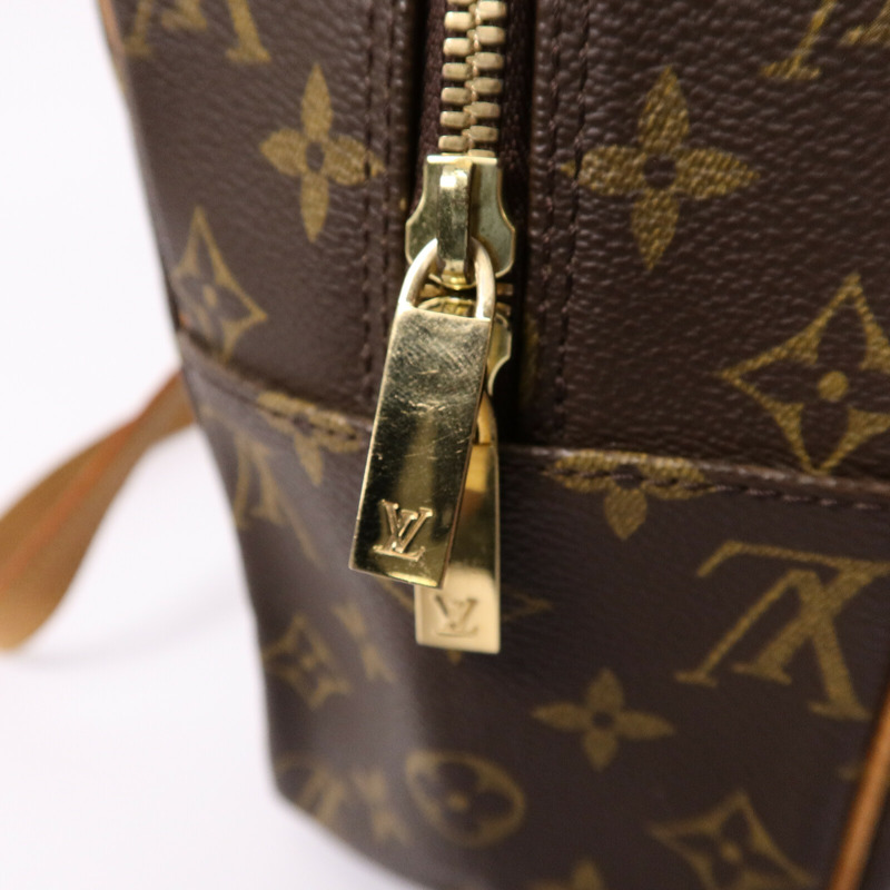 LOUIS VUITTON Monogram Cite GM金扣肩背袋棕色-6