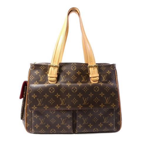 LOUIS VUITTON Monogram Multipli Cite金扣肩背袋
