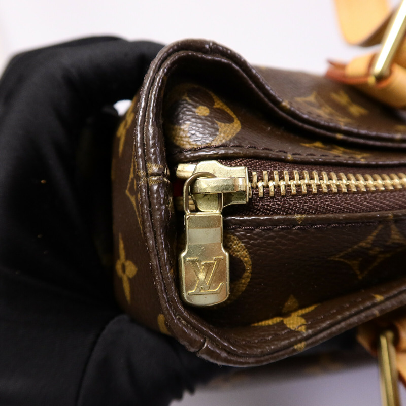 LOUIS VUITTON Monogram Multipli Cite金扣肩背袋-14