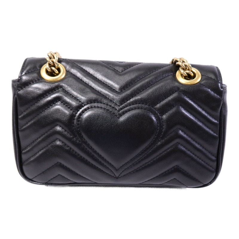 GUCCI 牛皮皮革GG Marmont Small肩背袋-1
