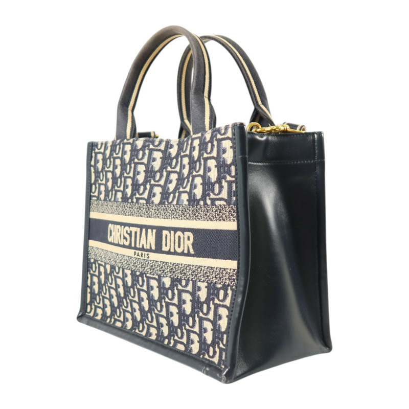 Dior Oblique帆布Book Tote金扣手挽肩背兩用袋-2