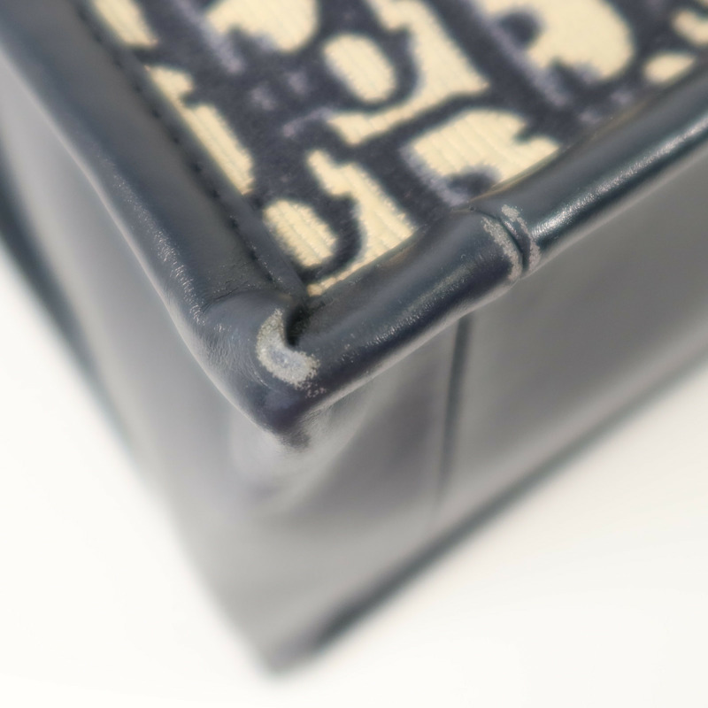 Dior Oblique帆布Book Tote金扣手挽肩背兩用袋-10