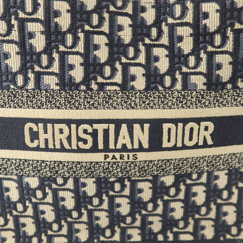 Dior Oblique帆布Book Tote金扣手挽肩背兩用袋-14