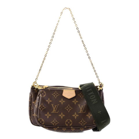 LOUIS VUITTON Monogram Multi Pochette Accessoires金扣肩背袋