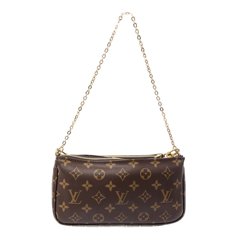 LOUIS VUITTON Monogram Multi Pochette Accessoires金扣肩背袋-1