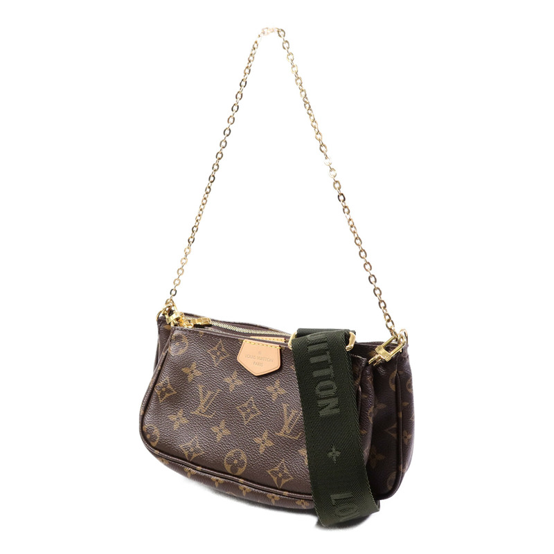 LOUIS VUITTON Monogram Multi Pochette Accessoires金扣肩背袋-2