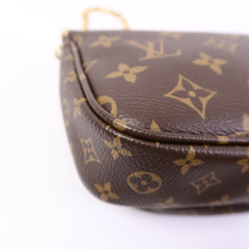 LOUIS VUITTON Monogram Multi Pochette Accessoires金扣肩背袋-13
