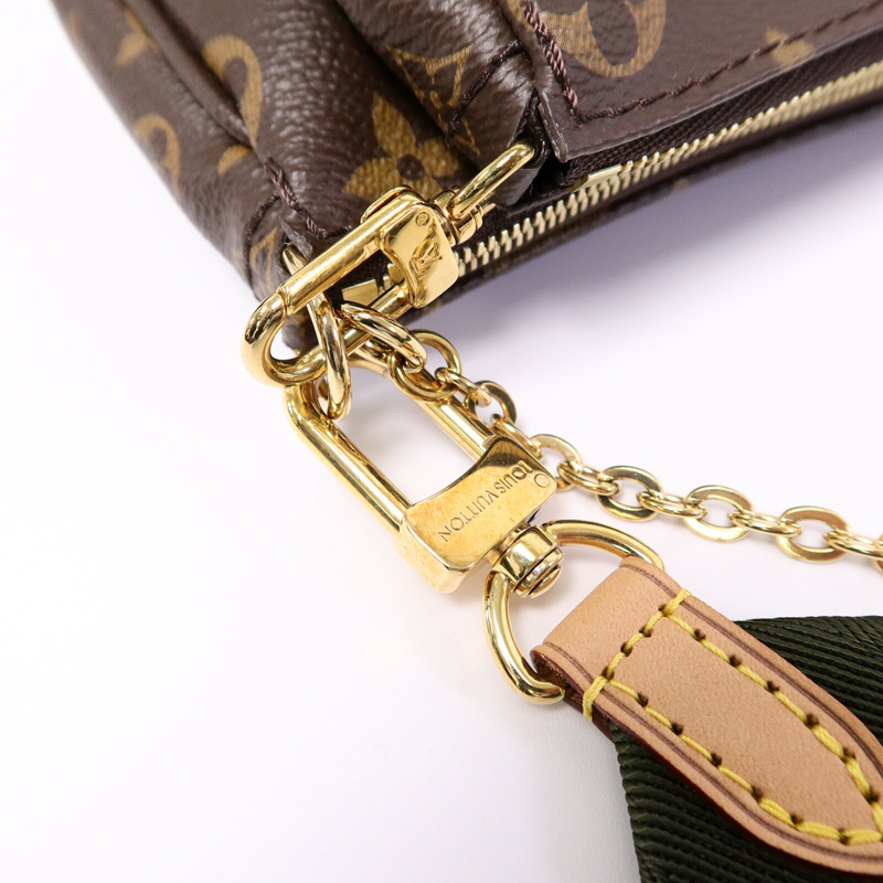 LOUIS VUITTON Monogram Multi Pochette Accessoires金扣肩背袋-14