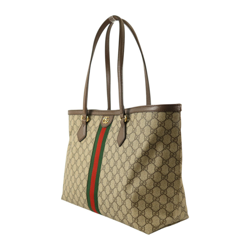 GUCCI 塗層帆布Ophidia GG Medium金扣肩背袋-2