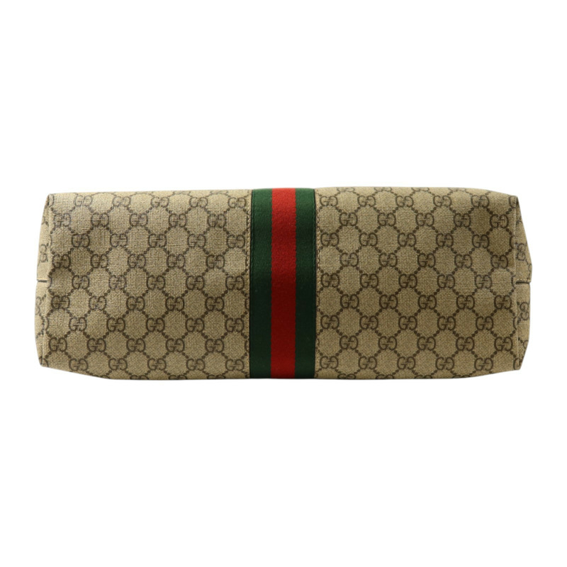 GUCCI 塗層帆布Ophidia GG Medium金扣肩背袋-3