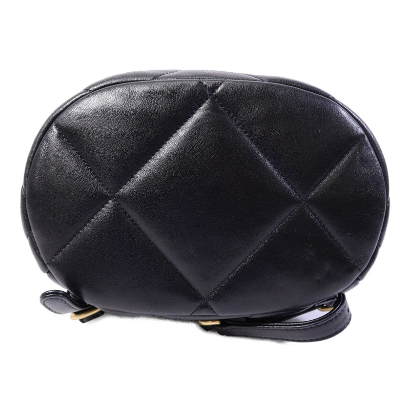 CHANEL 羊皮皮革Chanel 19 Backpack背包-3