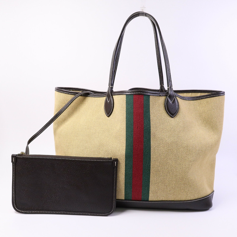 GUCCI 帆布Ophidia Large Tote肩背袋-8